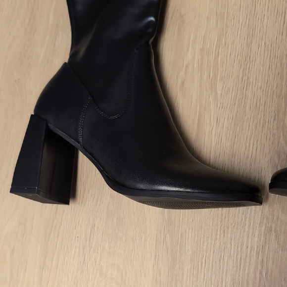 Open Edit Briar Size 6.5M Black Over-the-Knee Boots. New Without Box - Picture 3 of 16